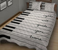 Ohaprints-Quilt-Bed-Set-Pillowcase-Piano-Light-Will-Guide-You-Home-Piano-Keys-Music-Notes-Gift-For-Pianist-Blanket-Bedspread-Bedding-2662-King (90'' x 100'')