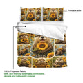 Otter duvet cover and pillowcases shown with printable artwork and soft polyester fabric details