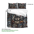 Wolf duvet cover with matching pillowcases, printable artwork, and a soft lightweight polyester fabric detail