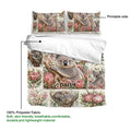 Koala duvet cover bedding set shown with printed artwork and soft polyester fabric details