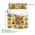 Koala duvet cover bedding set showing the printable artwork, soft polyester fabric, and matching pillowcases