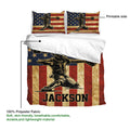 Baseball duvet cover set showing printable artwork and lightweight polyester fabric construction