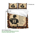 Baseball duvet cover set showing the printable side and soft 100% polyester fabric detail