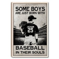 Framed baseball wall art featuring a player in a stadium with bold black and cream artwork