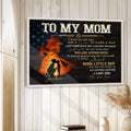 Firefighter family tribute wall art displayed in a bright home with white wood paneling