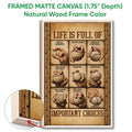 Natural wood framed baseball wall art with vintage pitching illustrations