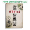 Matte canvas soccer wall art featuring inspirational scripture styling, soccer balls, and a distressed neutral design