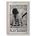 Framed softball wall art showing a helmeted player with a bat in a black and white vintage-style design