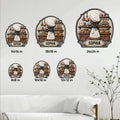 Baker metal sign size guide showing available square sizes from 8x8 to 24x24 inches