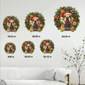 English Bulldog holiday sign shown in multiple size options against a light interior wall