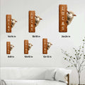 Sheep metal sign size guide showing available sizes from 8 by 8 to 24 by 24 inches