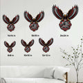 Firefighter metal sign size guide showing available square sizes from 8 by 8 to 24 by 24 inches