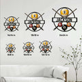 Billiards metal sign shown in multiple size options against a bright home interior wall