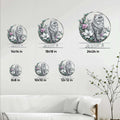 Persian cat metal sign size guide showing available square sizes from 8 by 8 to 24 by 24 inches