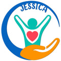 Caregiver metal sign featuring a helping hand supporting a heart-centered figure