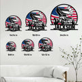 Sprint car racing wall sign shown in multiple sizes above a sofa for home decor inspiration