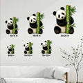 Panda metal sign size guide showing six square options from 8x8 to 24x24 inches