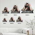 Knights Templar metal sign size guide showing available square sizes from 8 by 8 to 24 by 24 inches