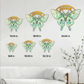 Butterfly metal wall sign shown in multiple size options, from compact 8-inch decor to a large 24-inch display