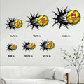 Softball metal sign size guide showing available square sizes from 8 by 8 to 24 by 24 inches
