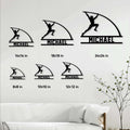 Track and field pole vault metal sign shown in six size options from 8 by 8 to 24 by 24 inches