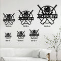 Cricket metal sign size guide showing available square sizes from 8 by 8 to 24 by 24 inches