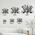 Dentist metal sign size guide showing square options from 8 by 8 to 24 by 24 inches