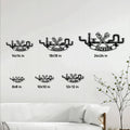 Plumber metal sign size guide showing available square sizes from 8x8 inches to 24x24 inches