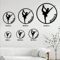 Baton twirling metal sign size guide showing available round sign sizes from 8 to 24 inches