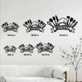 Kitchen chef metal sign size guide showing available sizes from 8 by 8 to 24 by 24 inches