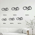 Anchor metal sign size guide showing available square sizes from 8 by 8 to 24 by 24 inches