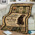Labrador Retriever throw blanket draped over a sofa with vintage pet artwork