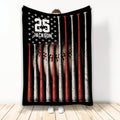 Baseball throw blanket with red and white bats, ball texture, and starry sports artwork