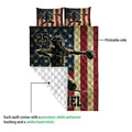 Baseball quilt blanket detail showing the printed front, quilted stitching, and white reverse backing