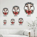 Goat metal sign size guide showing available square sizes from 8x8 to 24x24 inches