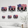 Gym metal sign size guide showing 8, 10, 12, 14, 18, and 24 inch options