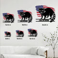 Raccoon metal sign size guide showing available square sizes from 8 by 8 to 24 by 24 inches