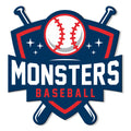 Custom baseball metal sign featuring a baseball, crossed bats, stars, and bold team-style graphics