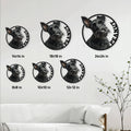 Scottish Terrier metal sign size guide showing 8, 10, 12, 14, 18, and 24 inch options
