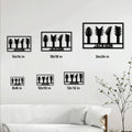 Guitar metal sign size guide showing available square sizes from 8 by 8 inches to 24 by 24 inches