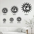 Puerto Rico coquí metal sign size guide showing six square size options for wall display