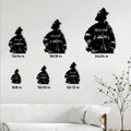 Firefighter metal sign size guide showing available square sizes from 8 by 8 to 24 by 24 inches