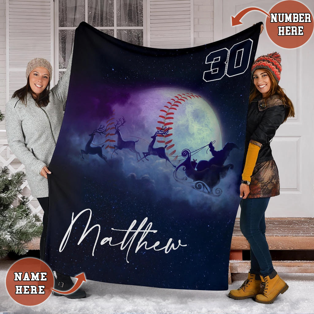 Ohaprints-Fleece-Sherpa-Blanket-Baseball-Gift-For-Son-Boy-Christmas-Custom-Personalized-Name-Number-Soft-Throw-Blanket-1450-Sherpa Blanket