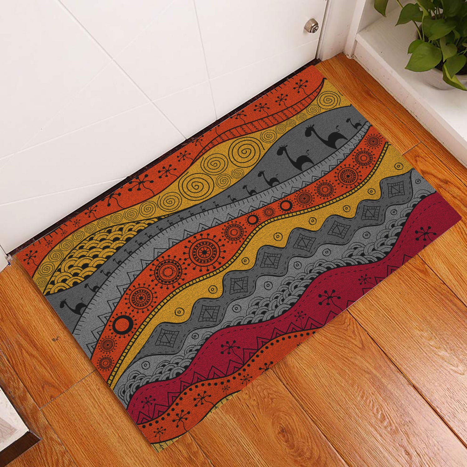 Ohaprints-Doormat-Outdoor-Indoor-Ethnic-Afro-African-Patterns-Love-Africa-Styles-Culture-Rubber-Door-Mat-421-