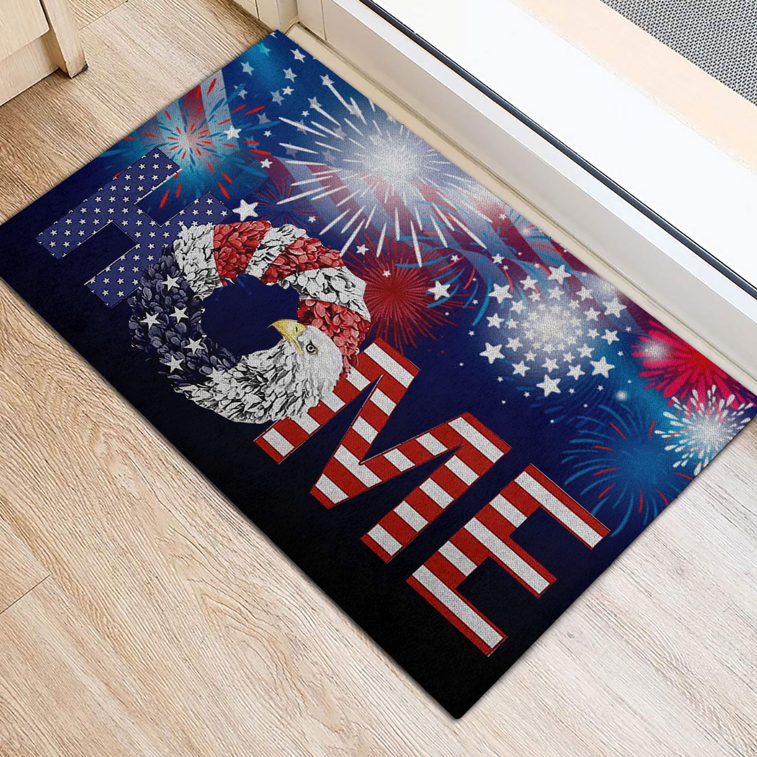 Ohaprints-Doormat-Outdoor-Indoor-Independence-Day-Happy-4Th-Of-July-Eagle-Tradition-Patriotic-Rubber-Door-Mat-309-