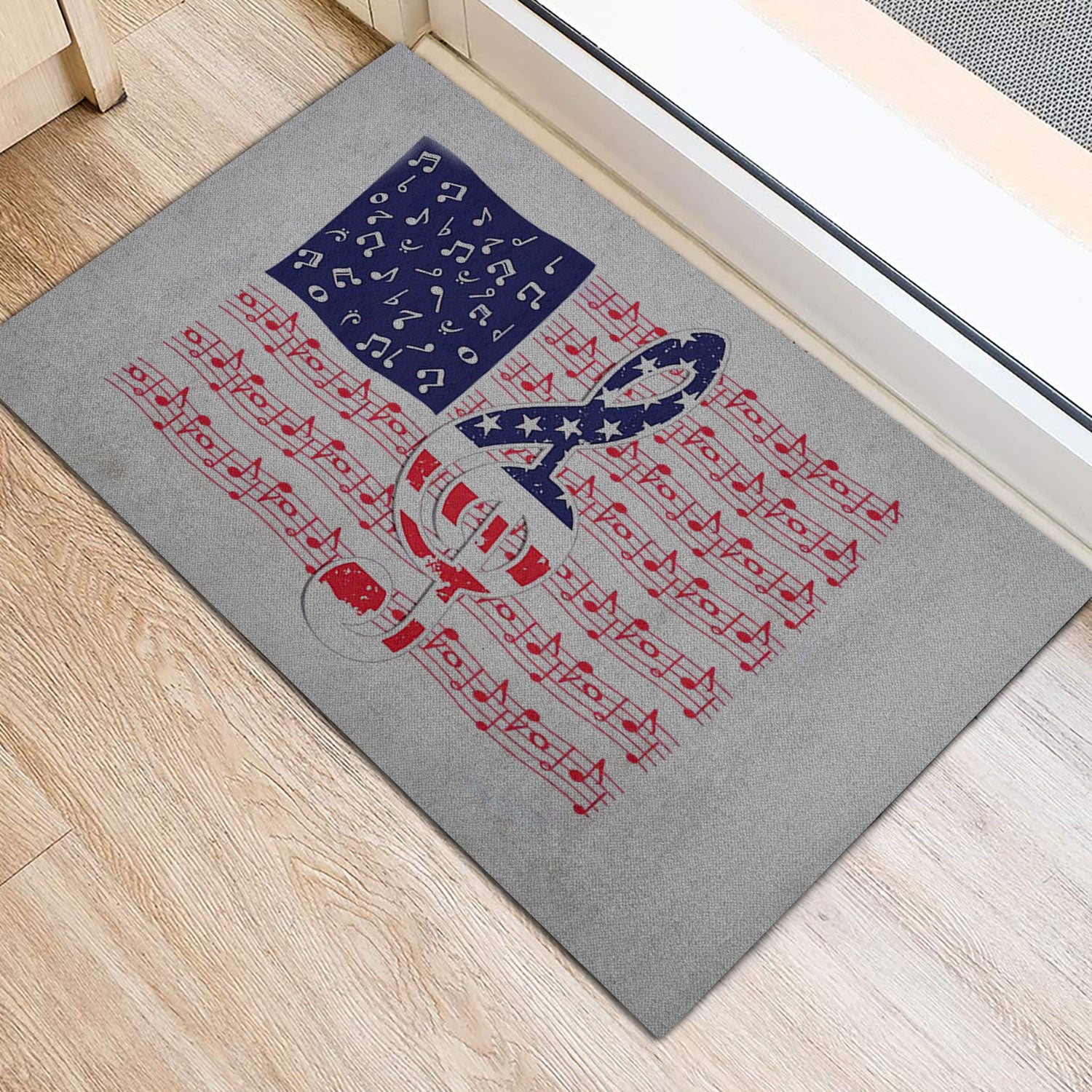 Ohaprints-Doormat-Outdoor-Indoor-Independence-Day-Happy-4Th-Of-July-American-Patriotic-Music-Love-Rubber-Door-Mat-437-