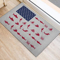 Ohaprints-Doormat-Outdoor-Indoor-Shark-Independence-Day-Happy-4Th-Of-July-American-Patriotic-Rubber-Door-Mat-438-