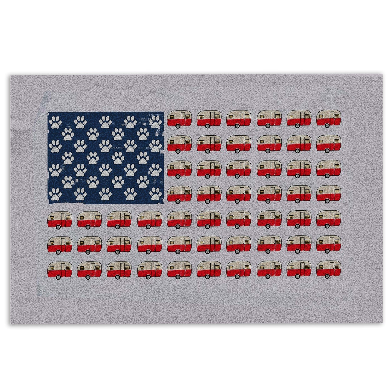 Ohaprints-Doormat-Outdoor-Indoor-Happy-Independence-Day-4Th-Of-July-American-Patriotic-Camping-Rubber-Door-Mat-269-18'' x 30''