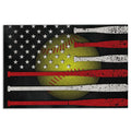 Ohaprints-Doormat-Outdoor-Indoor-Happy-Independence-Day-4Th-Of-July-American-Patriotic-Softball-Rubber-Door-Mat-441-18'' x 30''