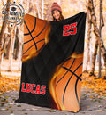 Ohaprints-Fleece-Sherpa-Blanket-Basketball-Gift-For-Son-Boy-Men-Custom-Personalized-Name-Number-Soft-Throw-Blanket-1705-Sherpa Blanket